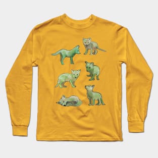 Cactus Fox Long Sleeve T-Shirt